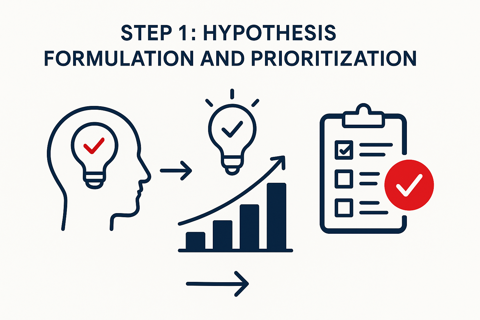 ステップ1:仮説立案と優先順位付けのイメージ図